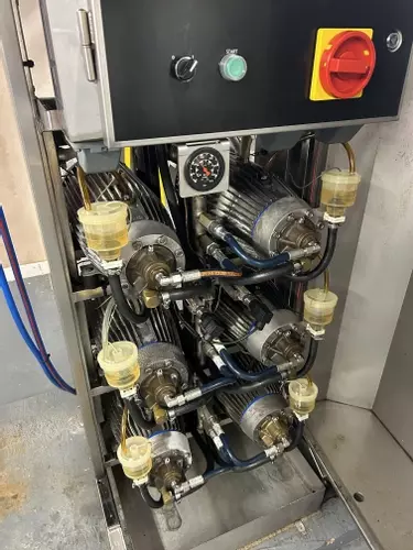 Nilfisk Delta Booster pressure washer system after full bi-annual service, cleaned, serviced, and ready for operation in Stratford.